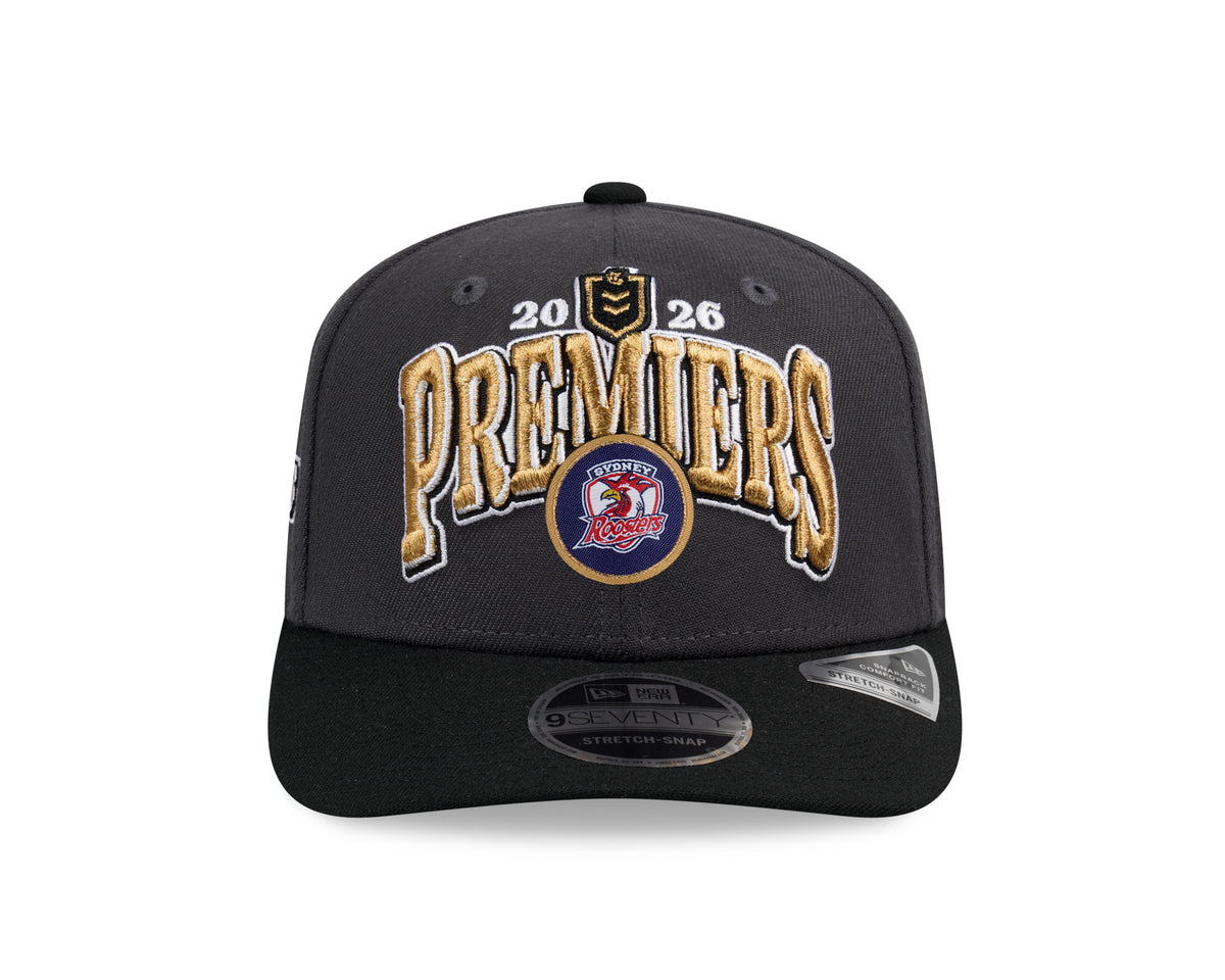 PREORDER: 2026 Sydney Roosters New Era Premiers Cap (Due instore between 15/10/26 - 16/10/26)