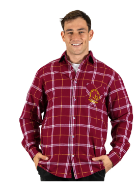 Brisbane Broncos Mustang Flannel Shirt