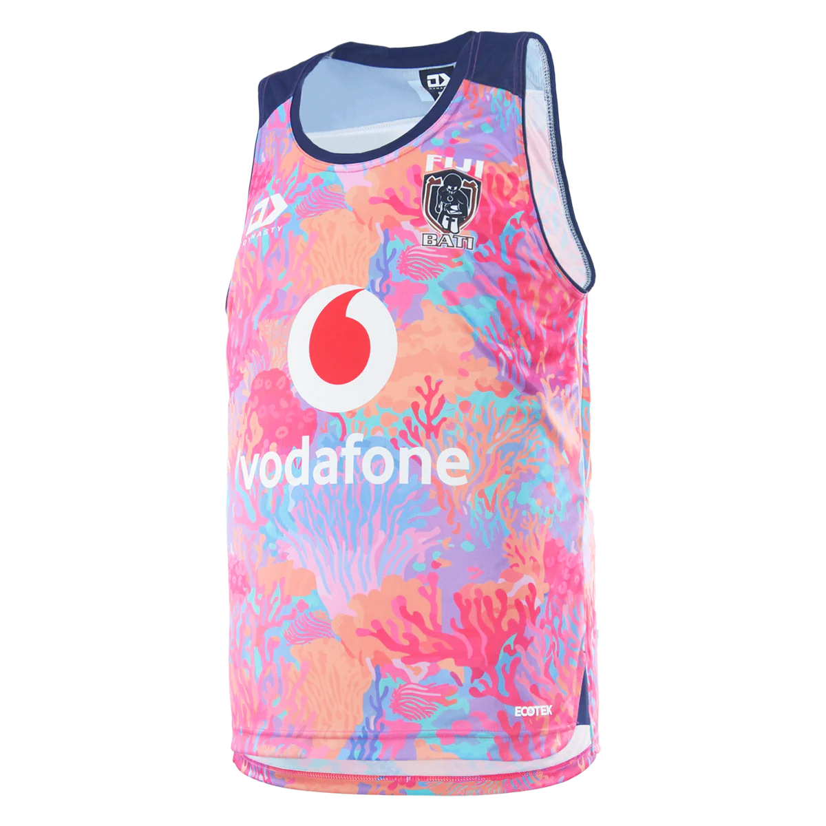 2025 Fiji Bati Training Singlet (Coral)