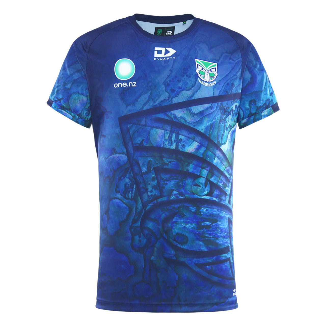 2025 New Zealand Warriors Warm Up Tee Paua