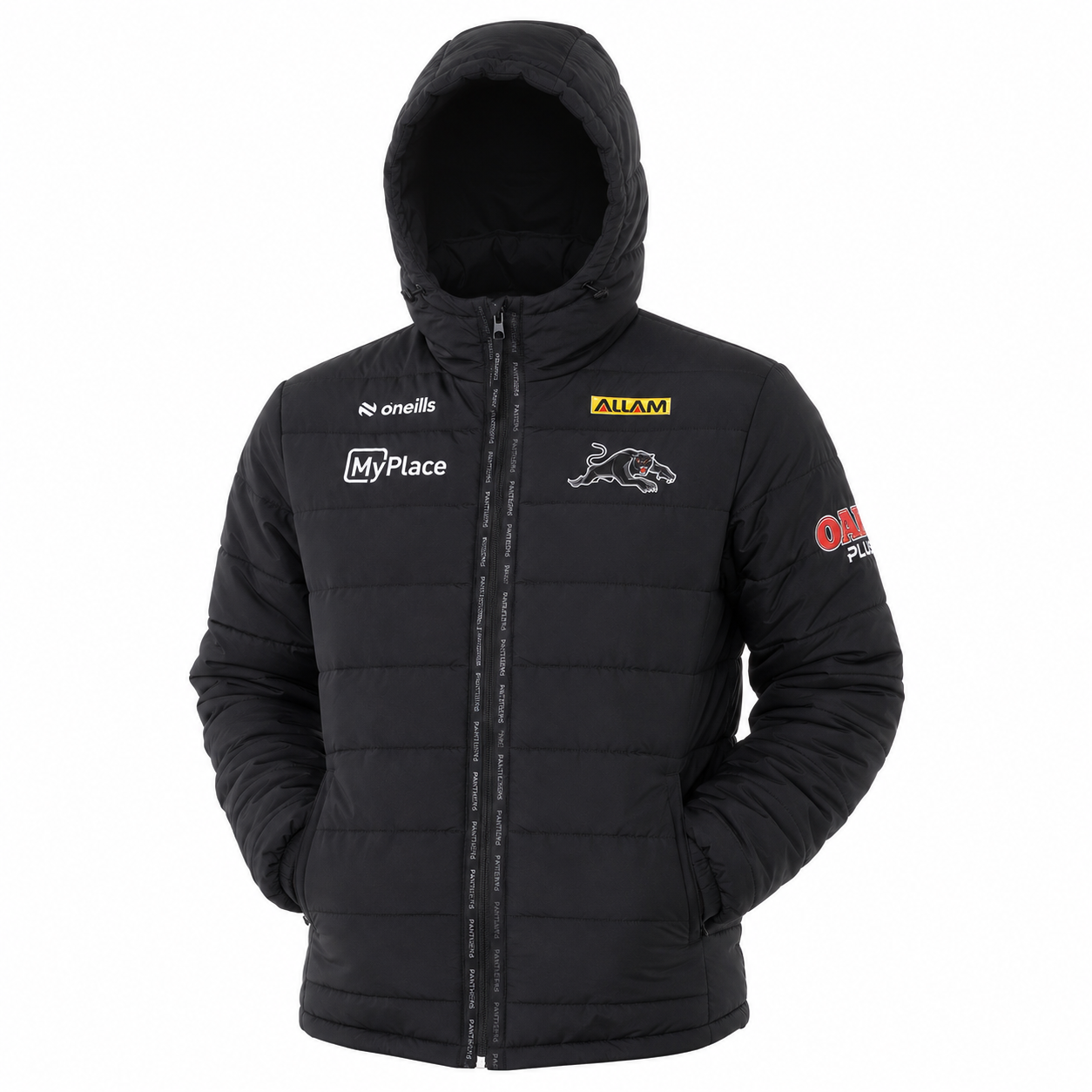 2025 Penrith Panthers Hooded Padded Jacket - Kids
