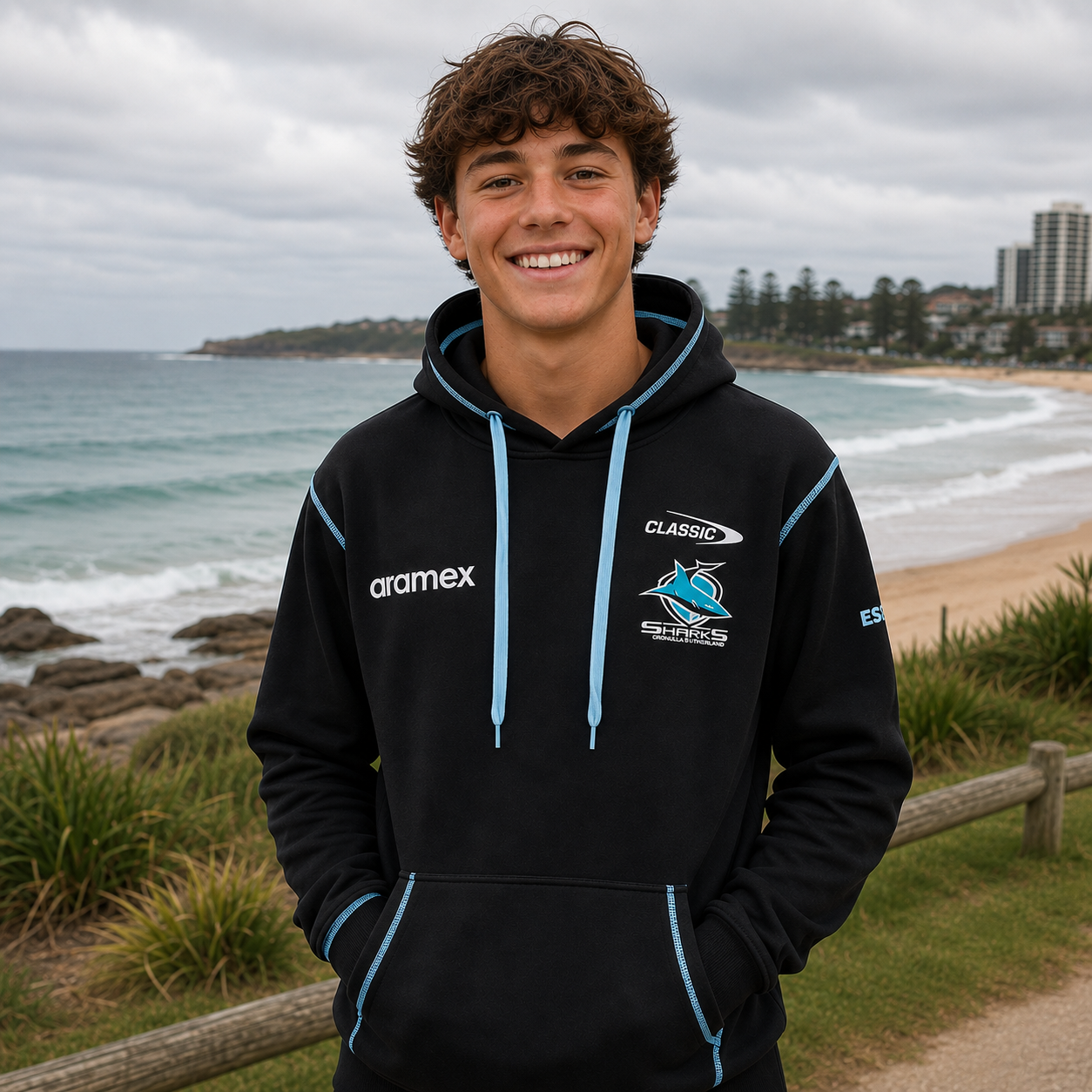 2025 Sharks Kids Pullover Hoodie