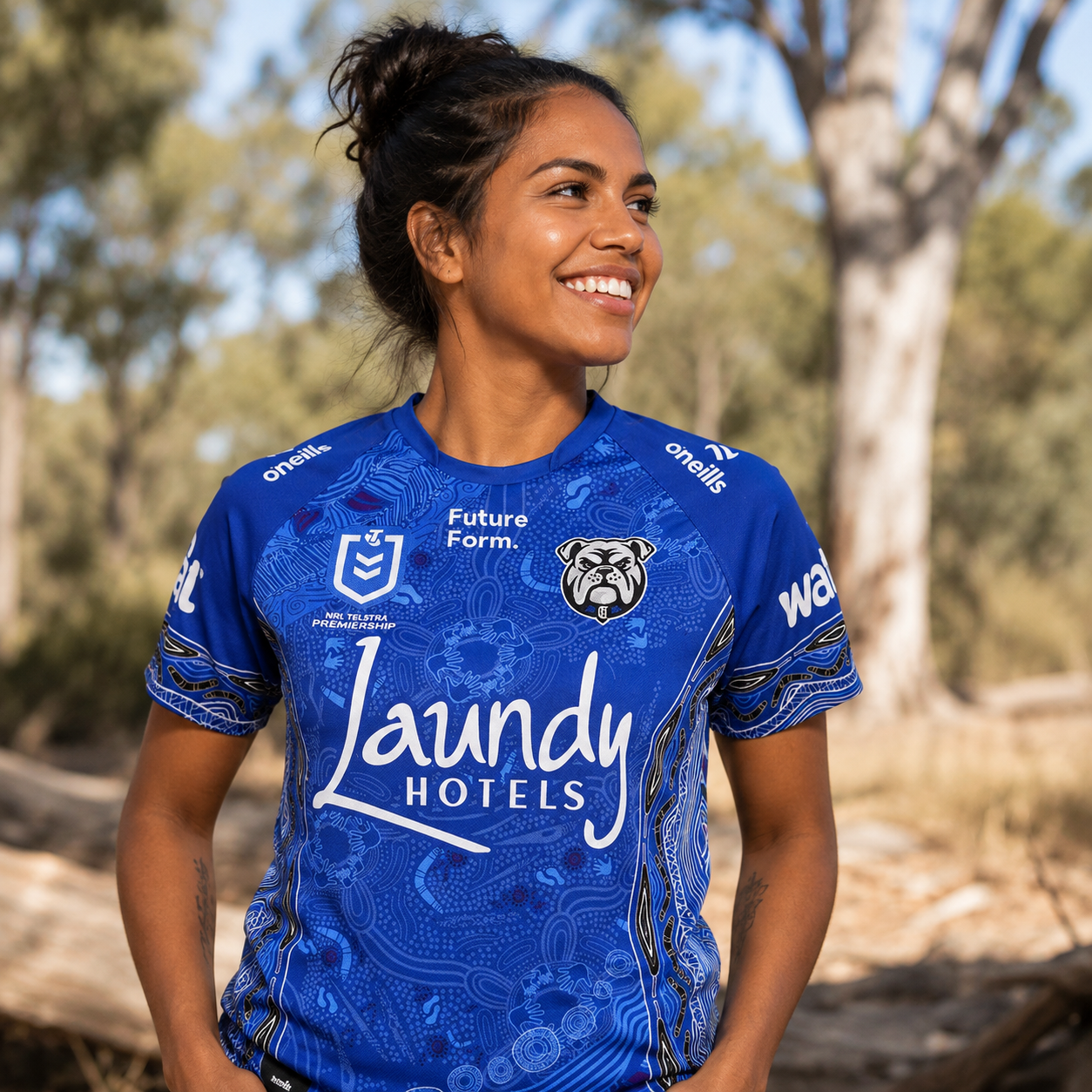 PREORDER: 2026 Canterbury Bankstown Bulldogs Indigenous Jersey - Ladies (Due in-store between 31/7/26 - 5/8/26)