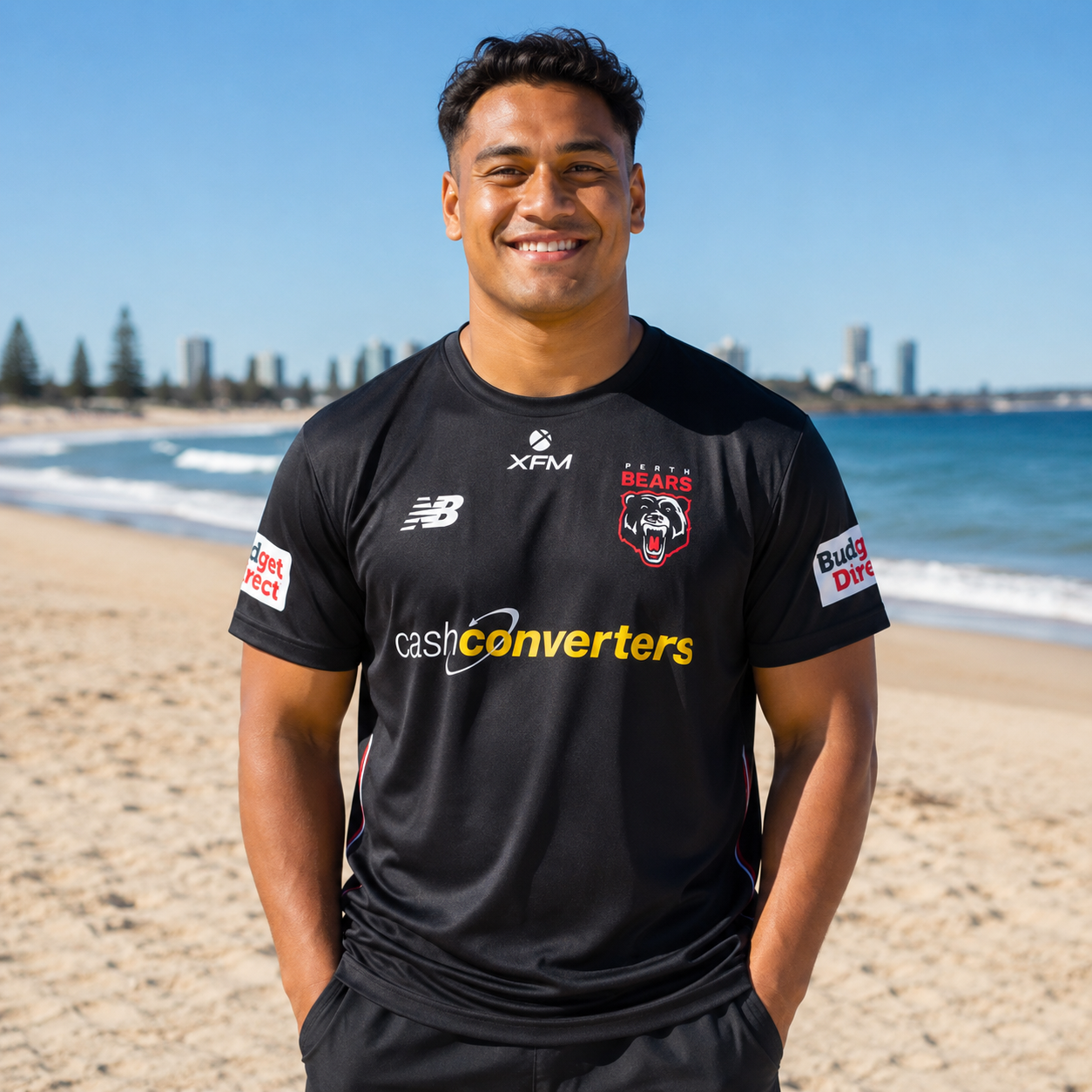 2026 Perth Bears Training Tee (Black)