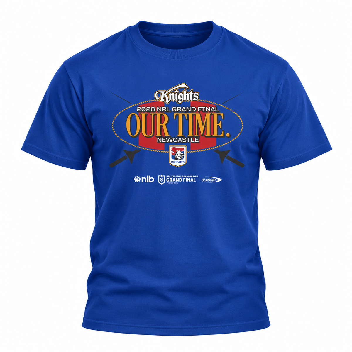2026 Newcastle Knights Grand Final Tee - Adults (Classic) (PRESALE - INSTORE THU 1 OCT)