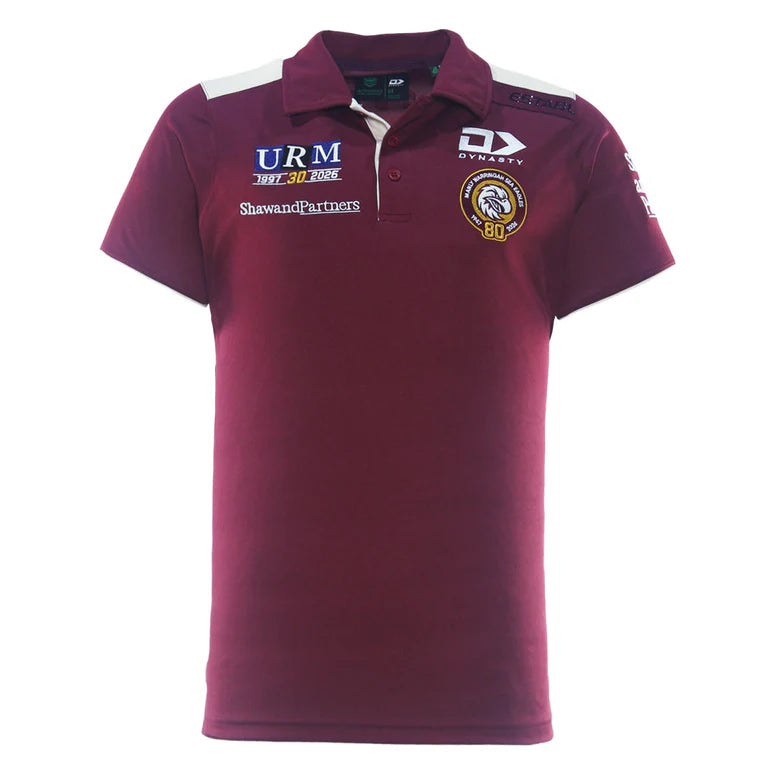 2026 Manly Warringah Sea Eagles Media Polo (Maroon)
