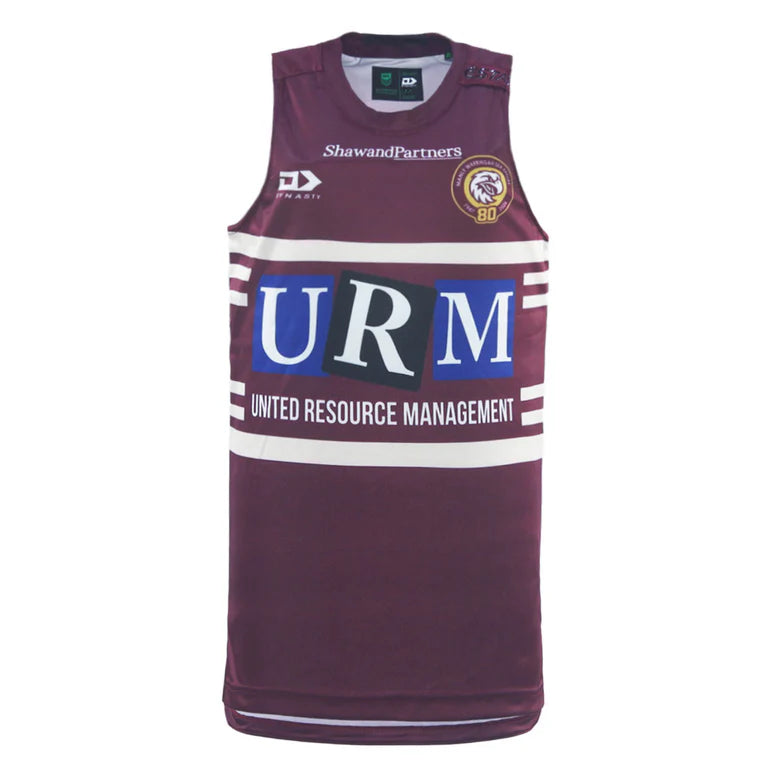 2026 Manly-Warringah Sea Eagles Training Singlet (Maroon)