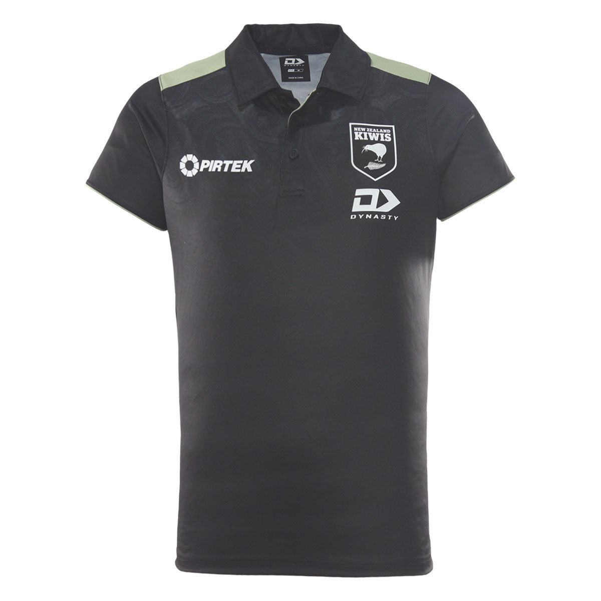2026 RLWC New Zealand Kiwis Media Polo (Black)
