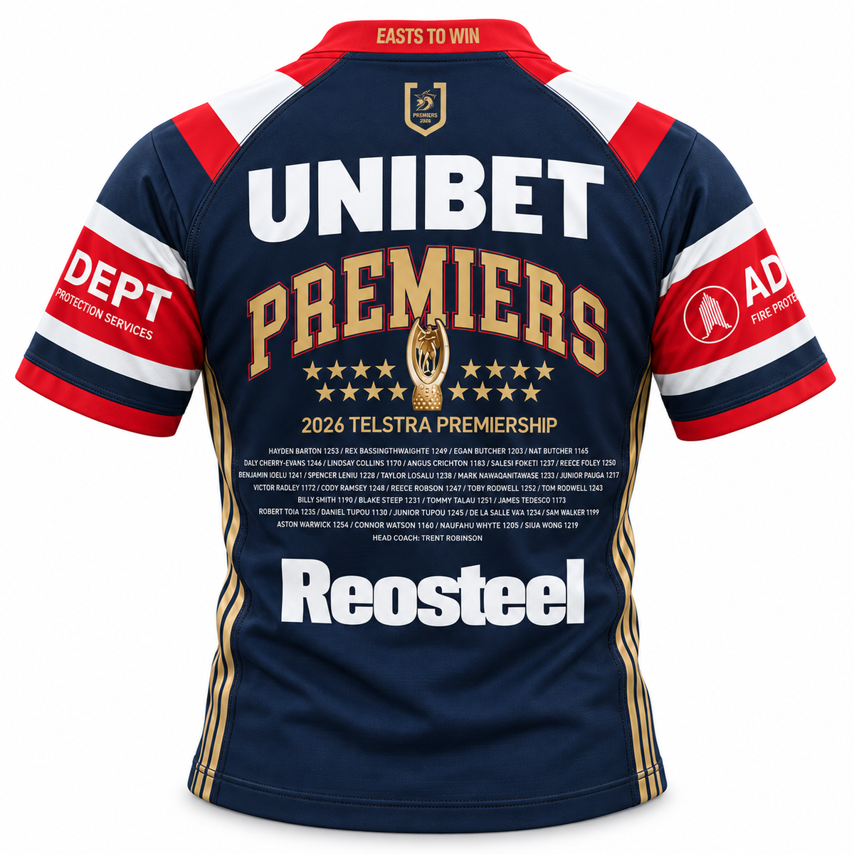 2026 Sydney Roosters Premiers Jersey - Kids (PREORDER - EXPECTED INSTORE EARLY DEC)