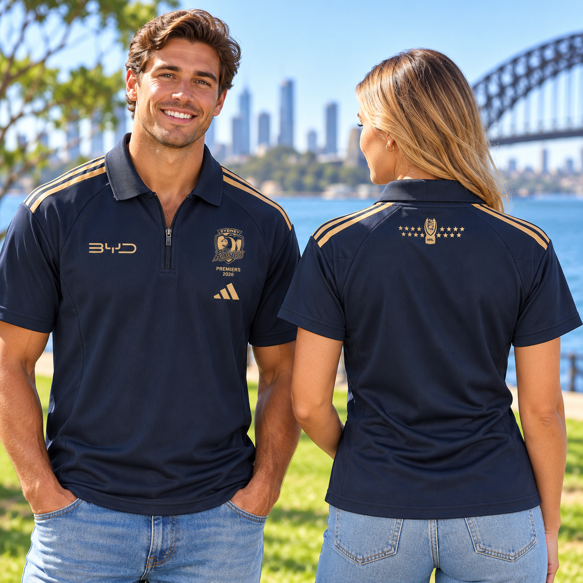 2026 Sydney Roosters Premiers Polo - Mens (Adidas) (PREORDER - EXPECTED INSTORE EARLY DEC)
