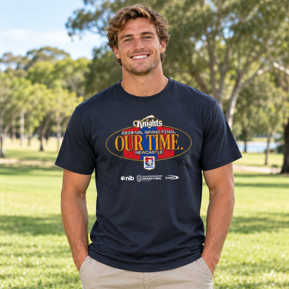 2026 Newcastle Knights Grand Final Tee - Adults (Classic)
