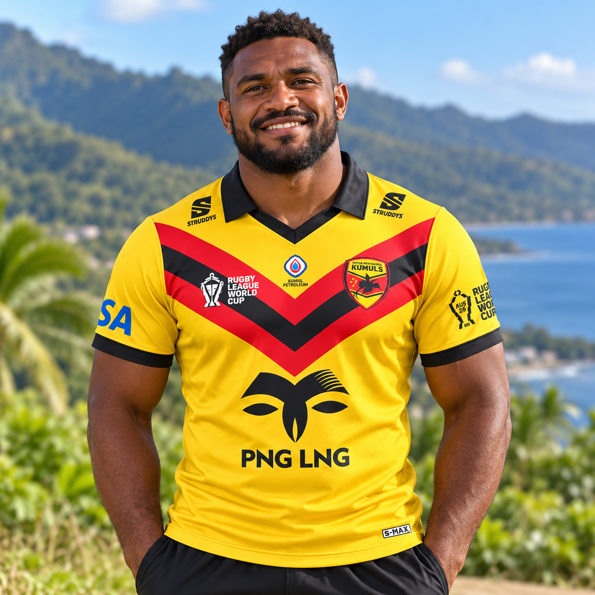 2026 RLWC PNG Kumuls Home Jersey Lifestly