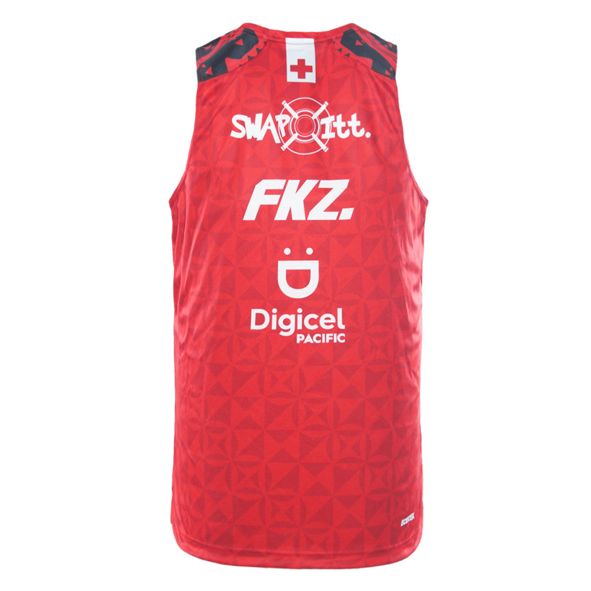 2026 RLWC Tonga Training Singlet (Red) - Back