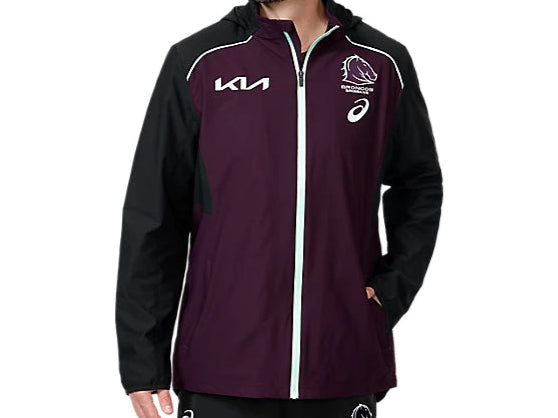 2025 Brisbane Broncos Team Tech Jacket (Maroon)