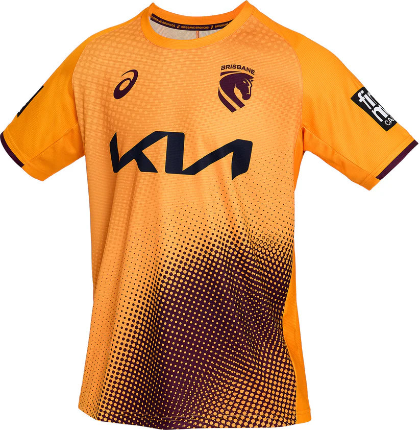 2026 Brisbane Broncos Training Tee (Gold) - Kids