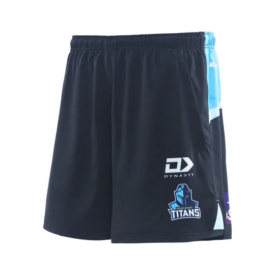 2025 Gold Coast Titans Gym Shorts - (Black)