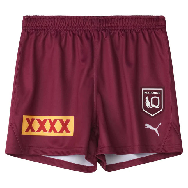 2025 QLD Maroons Home Shorts