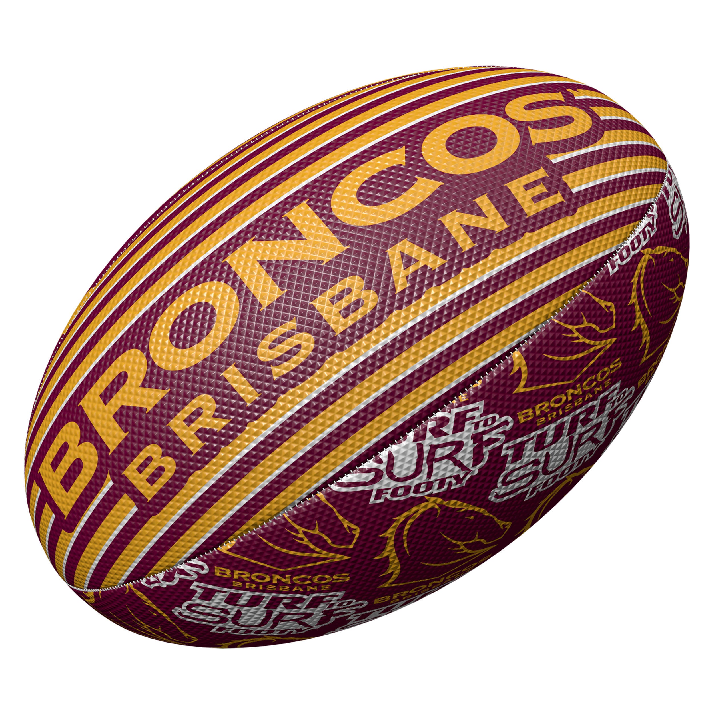 Brisbane Broncos Turf to Surf Ball (Size 3)