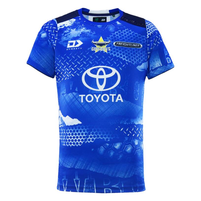 2026 North Queensland Cowboys Training Tee (Blue)