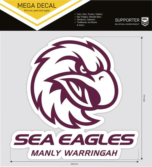 Manly Sea Eagles Mega Decal