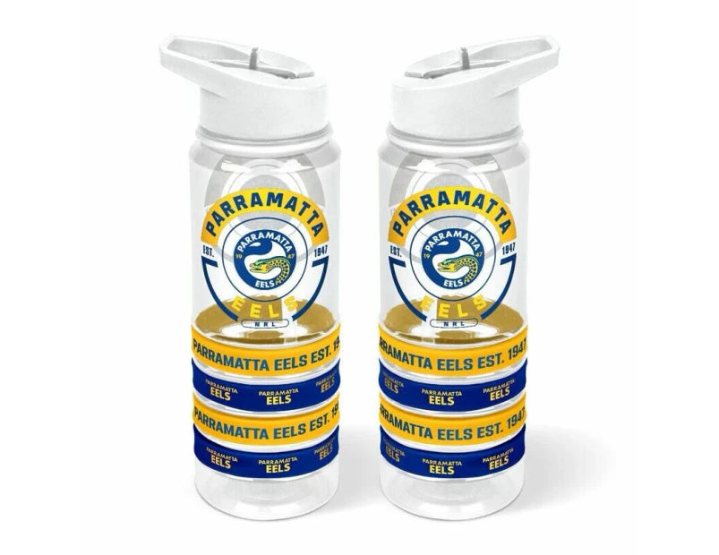 Eels Drink Bottle w/ Wrist Bands (New Logo)