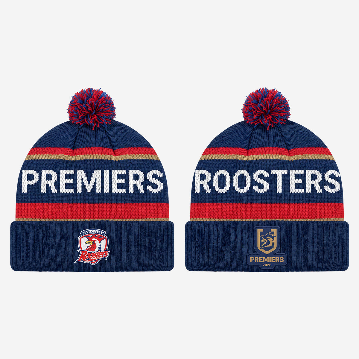2026 Sydney Roosters Premiers Beanie