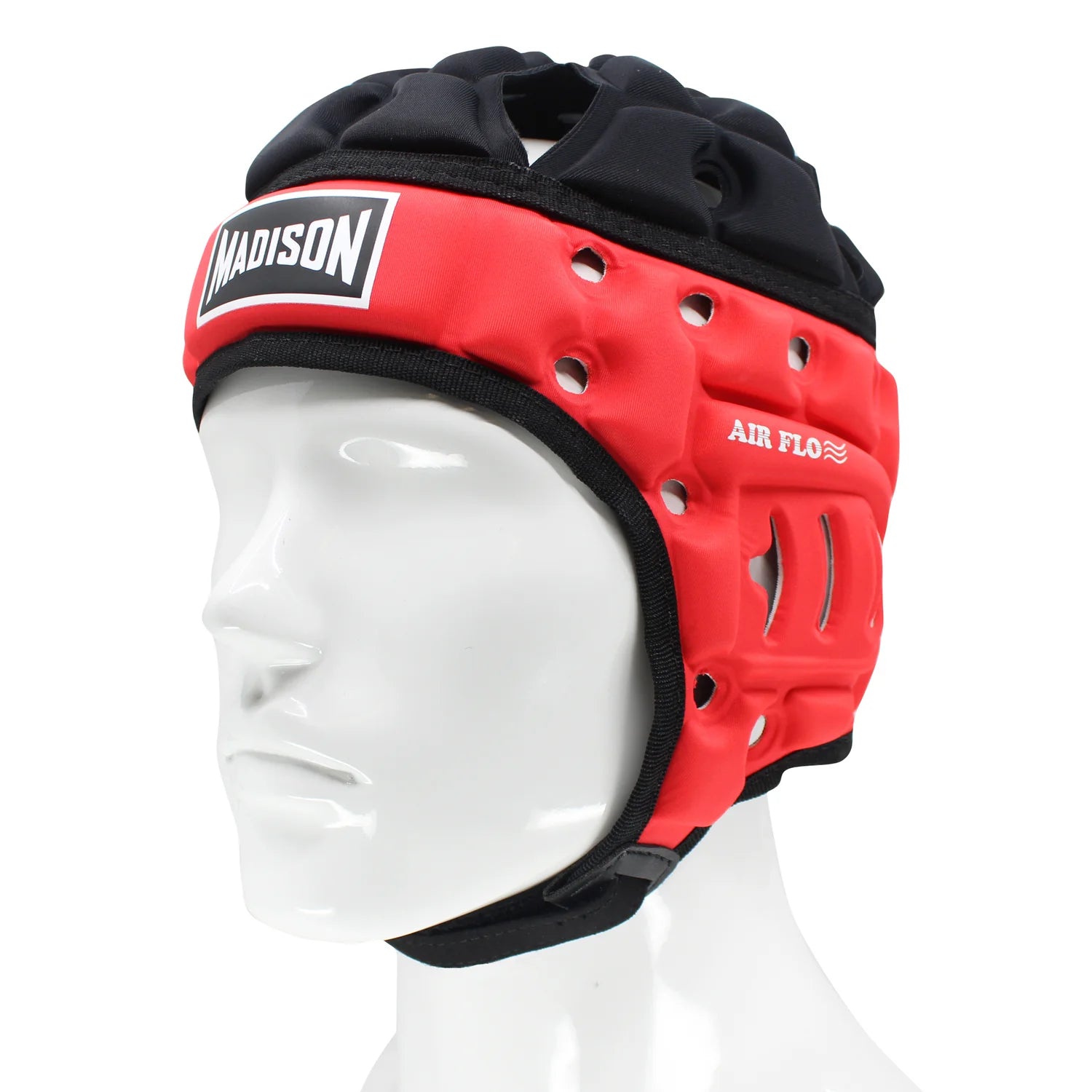 Madison Air Flo Headgear (Red/Black)