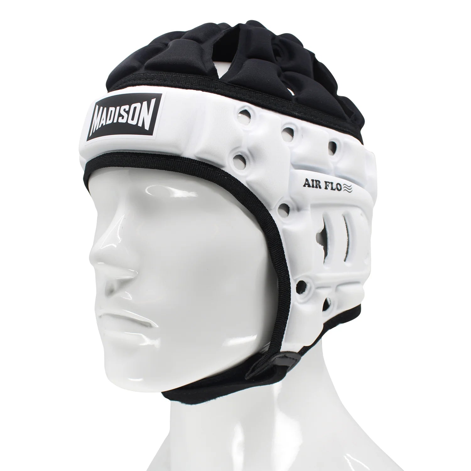 Madison Air Flo Headgear (Black/White)