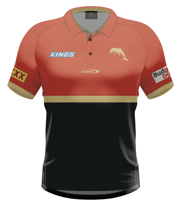 2024 Dolphins Media Polo (RED)