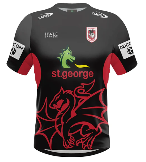 2024 St. George Illawarra Dragons Warm Up Tee