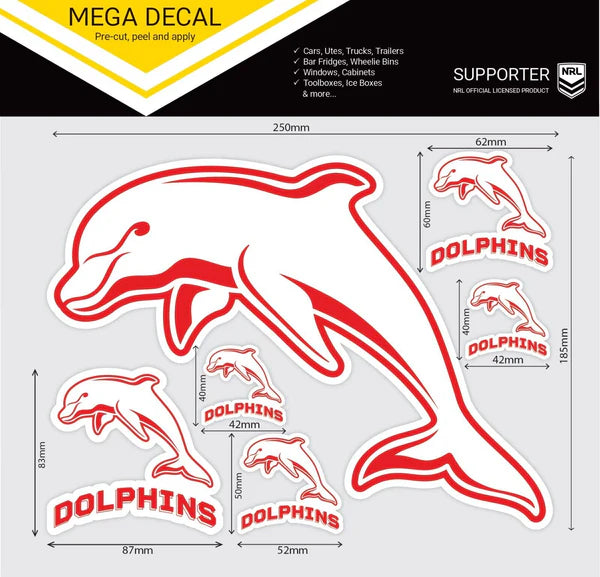 Dolphins Mega Sticker