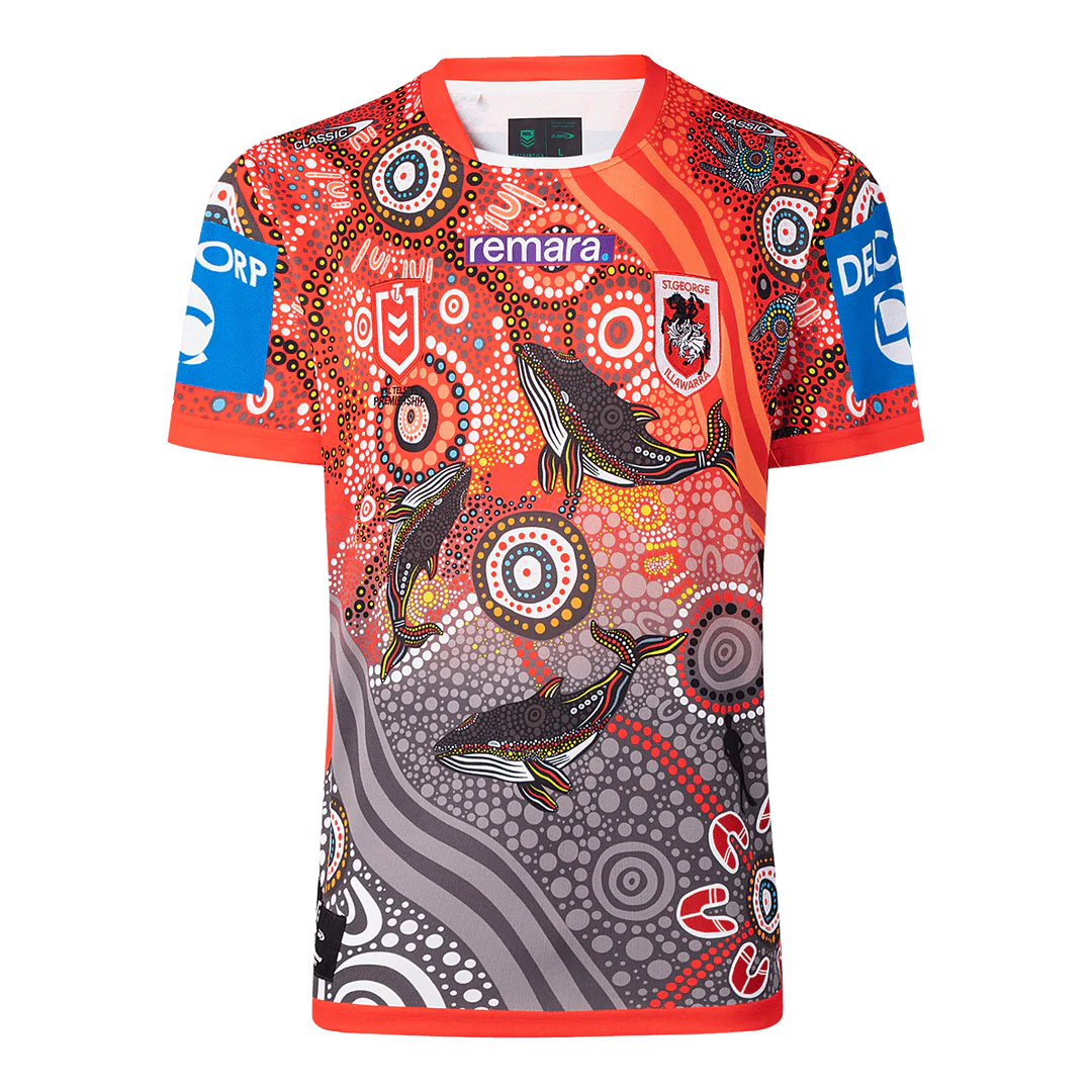 PREORDER: 2026 St George Illawarra Dragons Indigenous Jersey (Due in-store between 27/7/26 - 7/8/26)