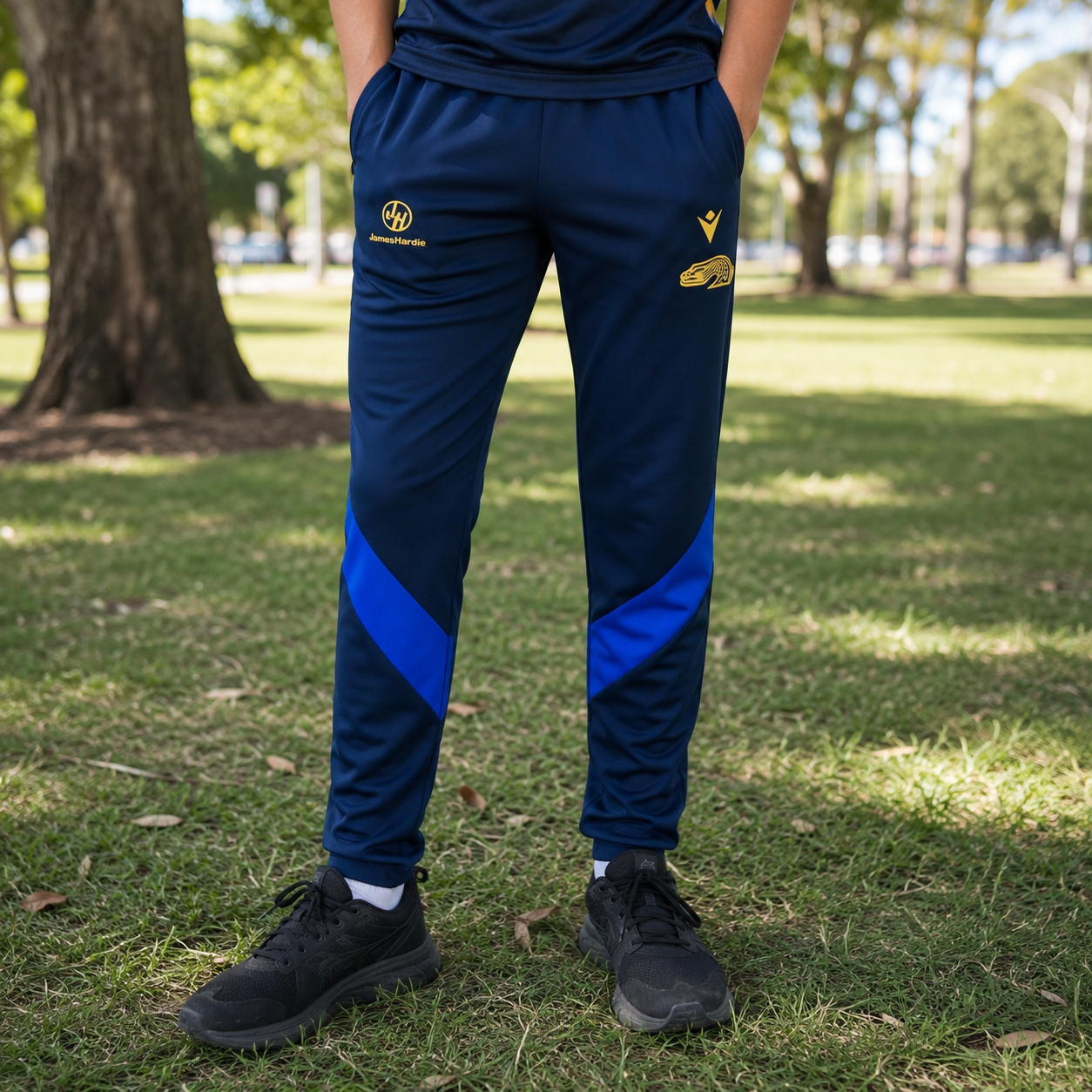 2026 Parramatta Eels Player Training Pants (Navy) - Kids