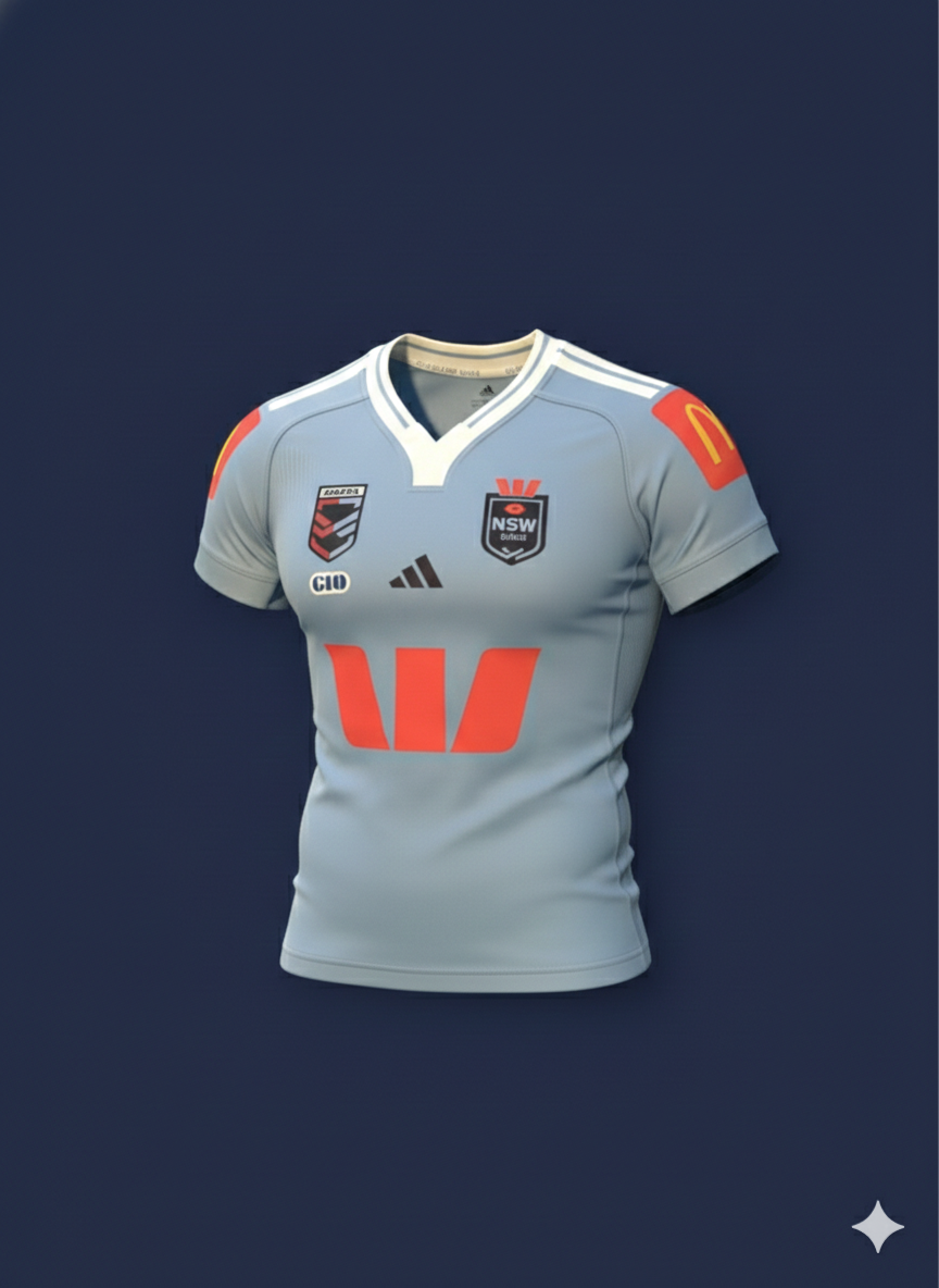 2026 NSW Women's Blues State of Origin Home Jersey - Ladies