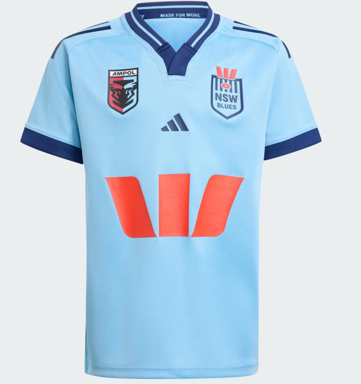 2025 NSW Blues State of Origin Kids Home Jersey
