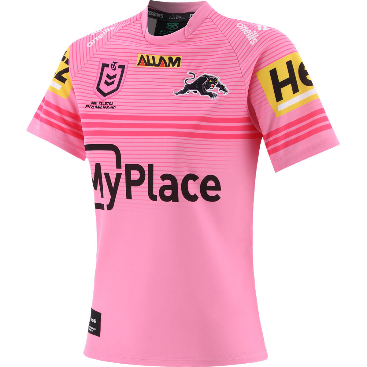 2025 Penrith Panthers Away Jersey Ladies PINK - Main Image