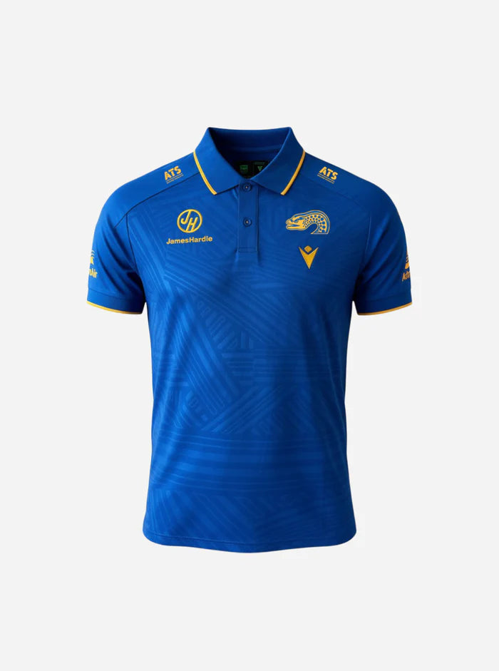 2026 Parramatta Eels Travel Polo (Royal Blue) - Adults