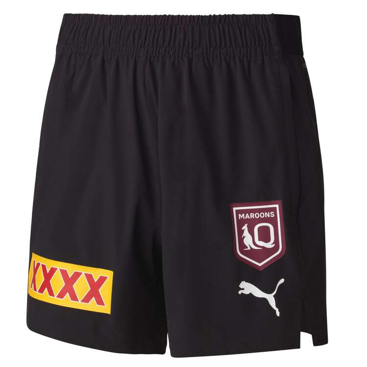 2025 Queensland Maroons State of Origin Training Shorts - Black