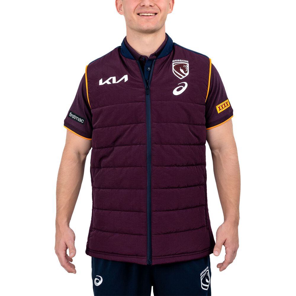 2026 Brisbane Broncos Men's Puffer Vest