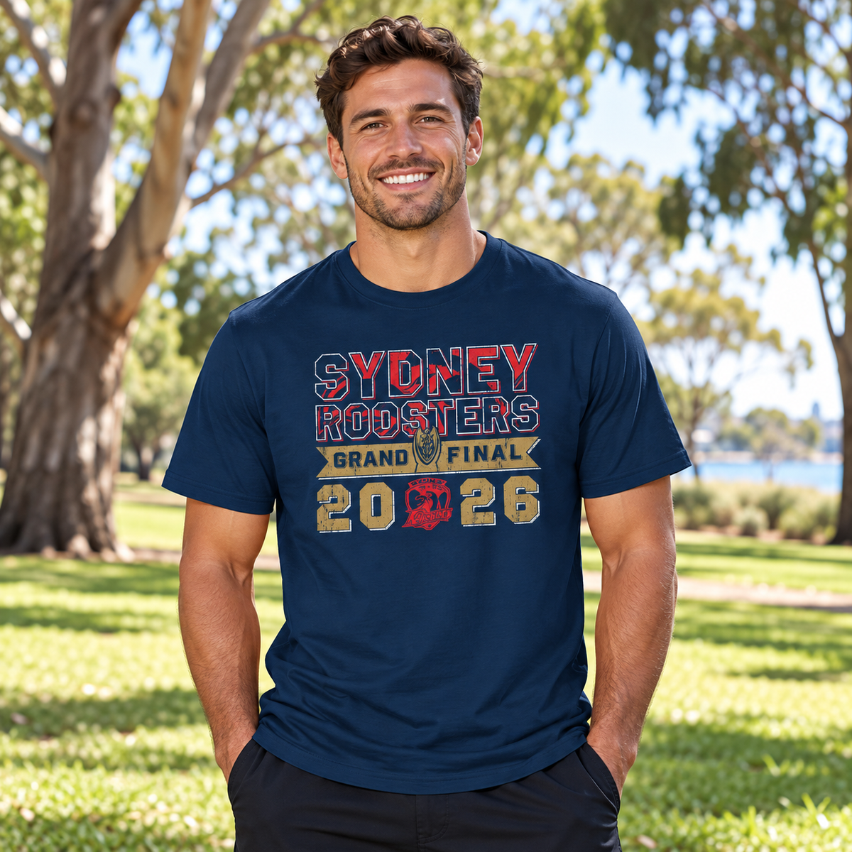 2026 Roosters Grand Final Tee - Adults