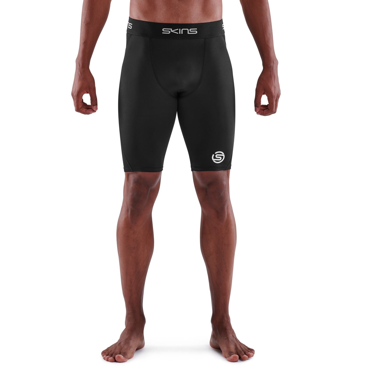Skins Series-1 Men's Half Tights (Black)