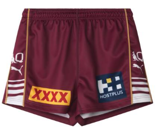 2026 QLD Maroons Home Shorts