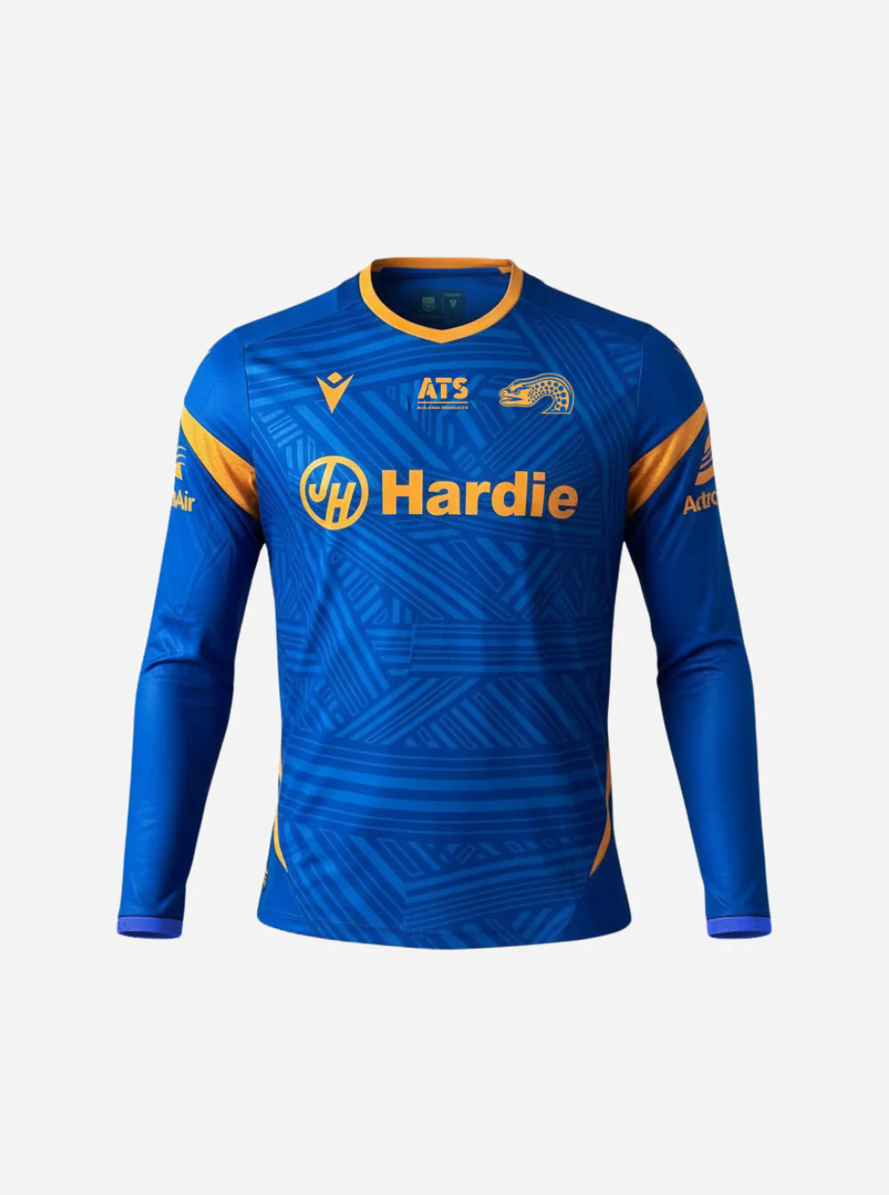 2026 Parramatta Eels Player's Training Long Sleeve Shirt - (Royal Blue)