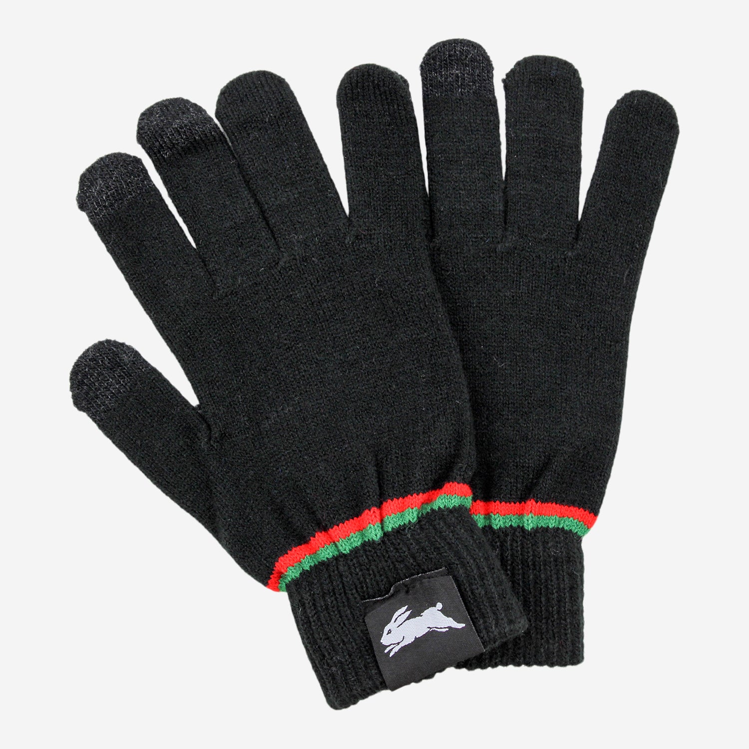 NRL Rabbitohs Touchscreen Gloves