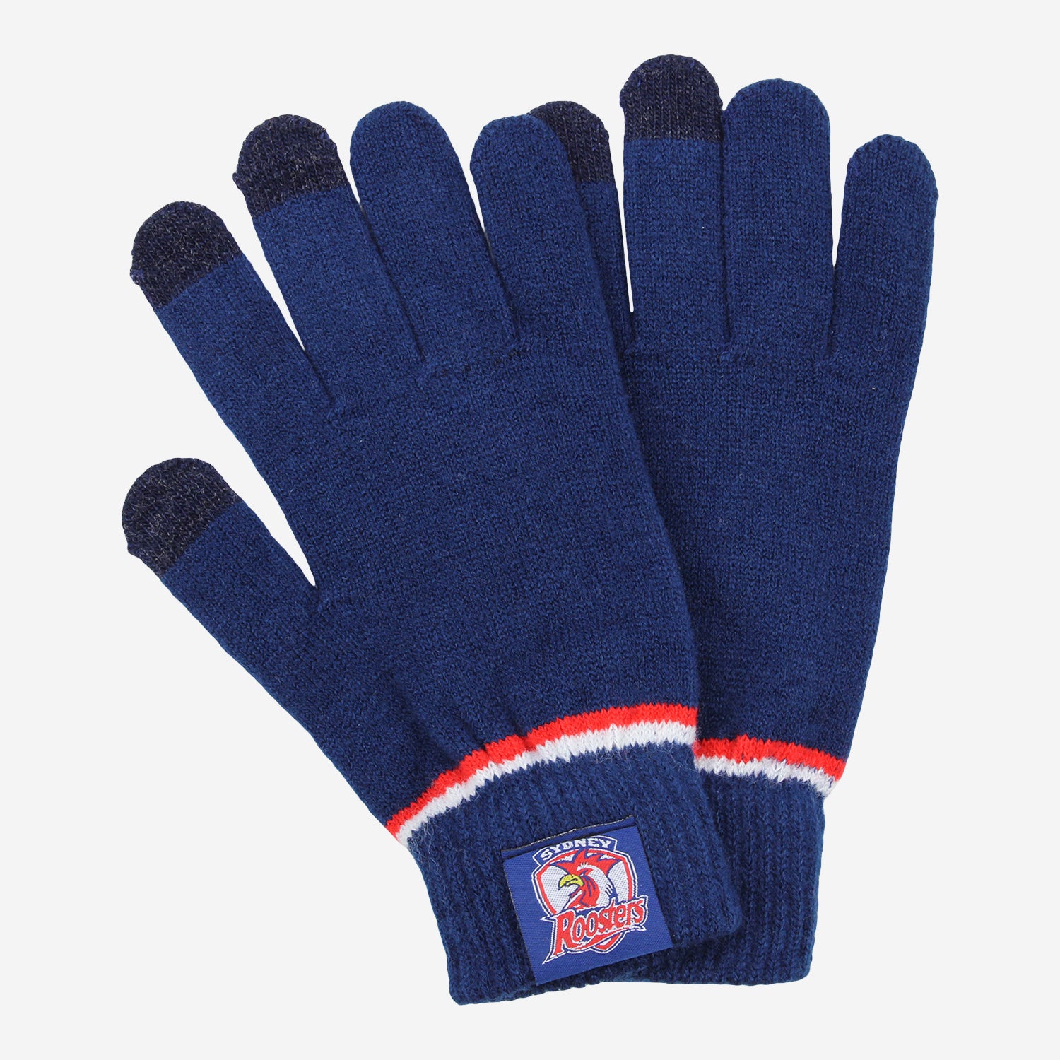NRL Roosters Touchscreen Gloves