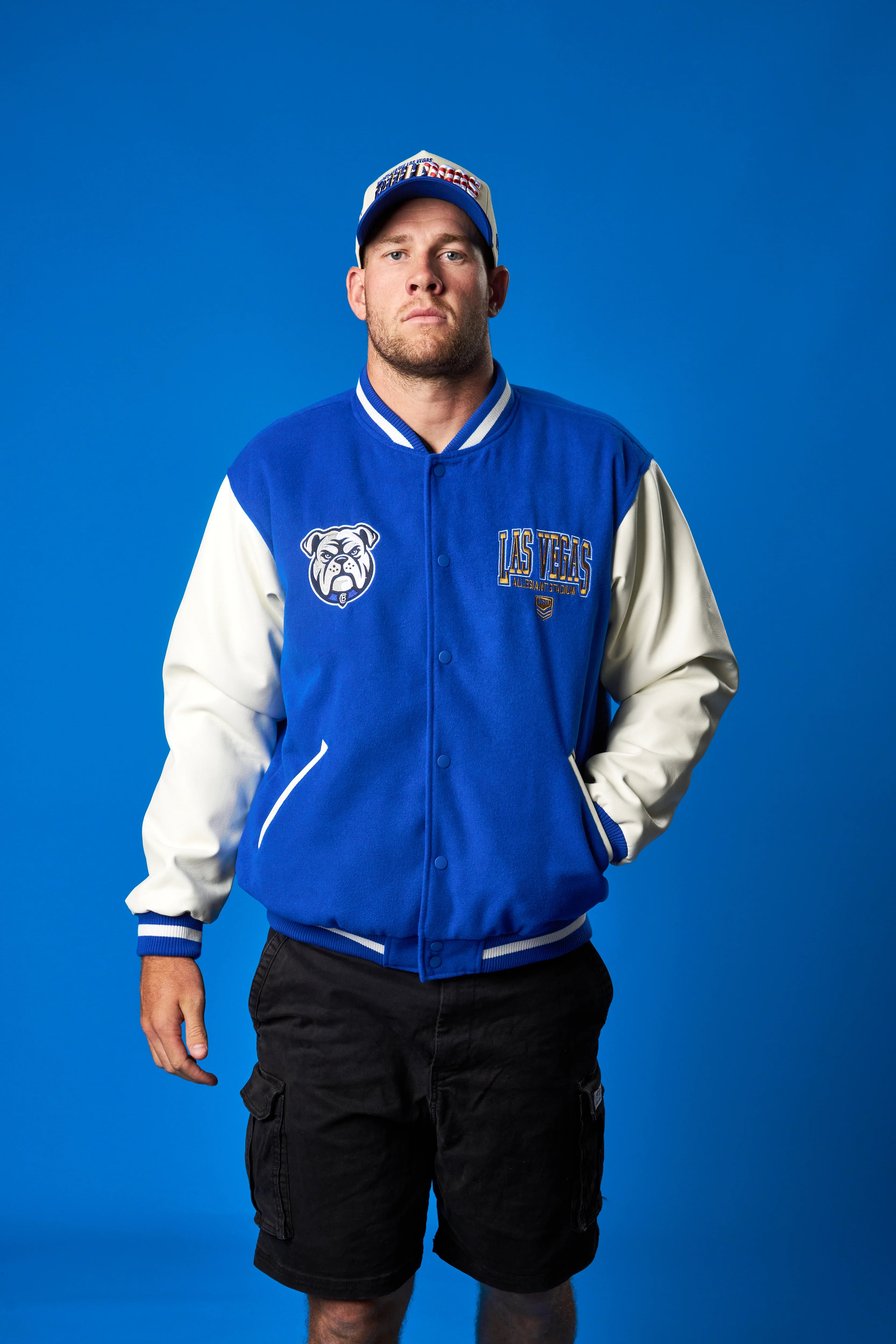 2026 Canterbury Bankstown Bulldogs Las Vegas Varsity Jacket