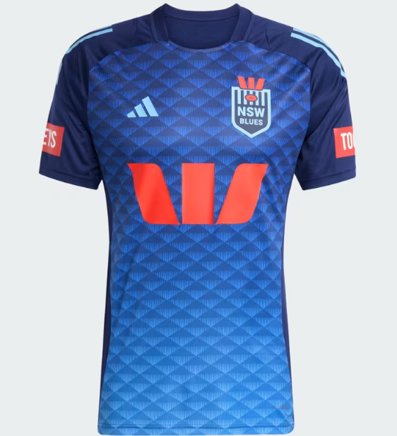 Official 2025 NSW Blues Performance Tee