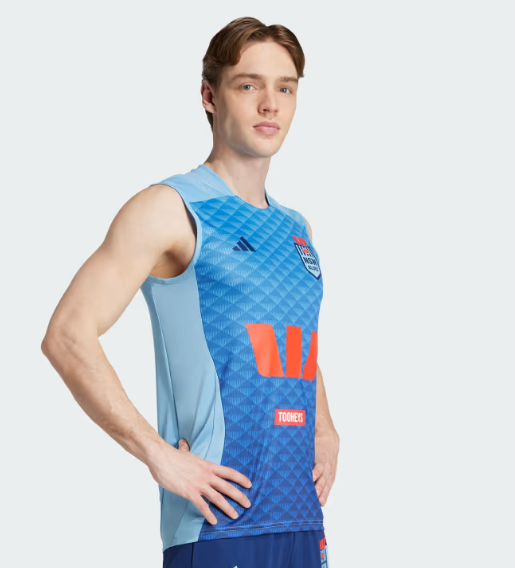 2025 NSW Blues Training Singlet (Light Blue)