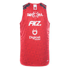 2026 RLWC Tonga Training Singlet (Red)