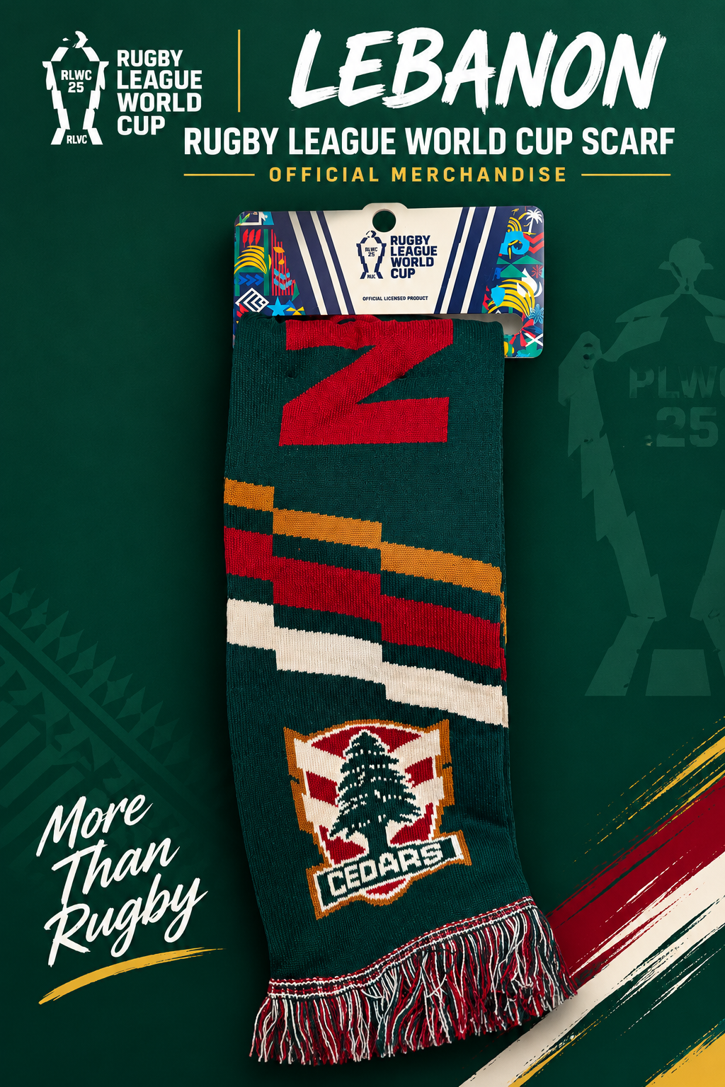 RLWC Lebanon Knitted Scarf